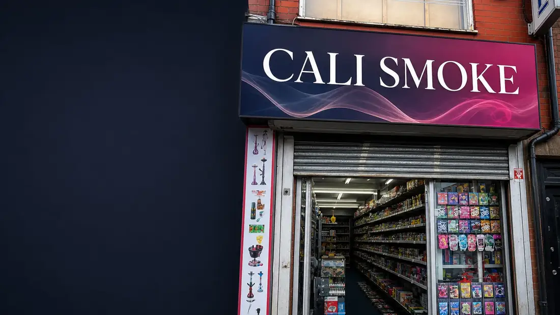 Smoke Cali shop front in Manchester